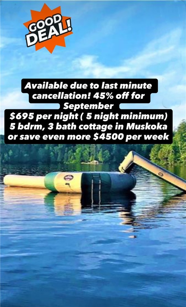 Muskoka Cottage and Boathouse