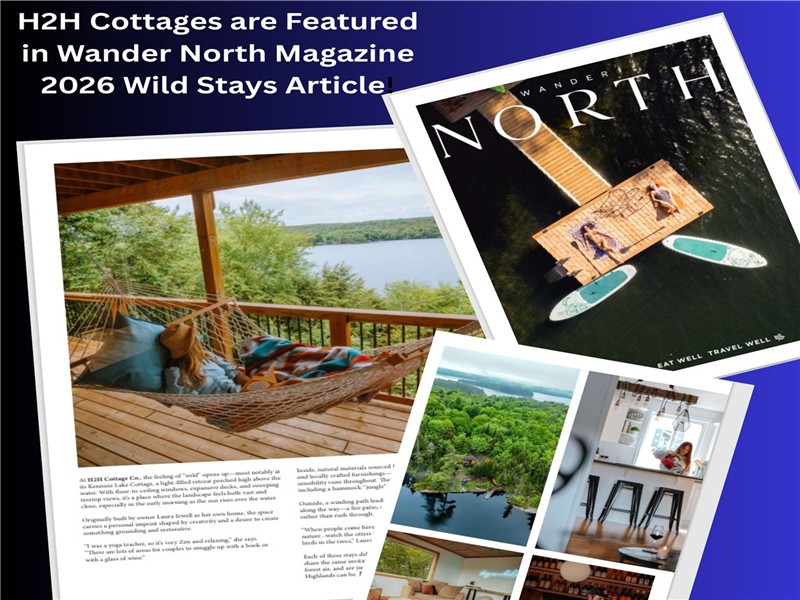 Bitter Lake Haliburton Cottage Family & Romantic Getaway with peaceful serene views