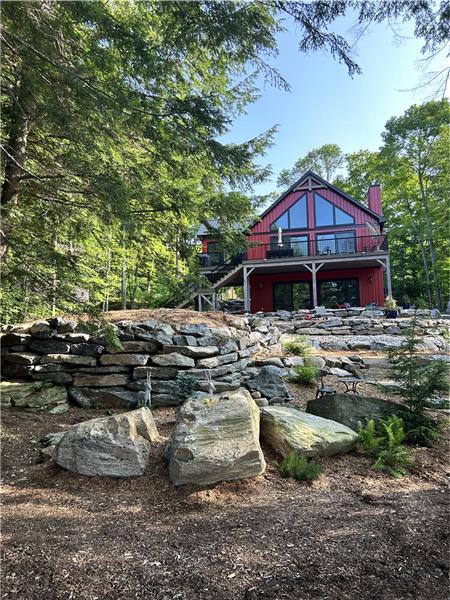 Luxury lakehouse on gorgeous Kennisis Lake. South facing. New build.