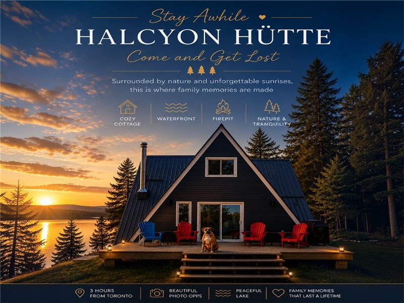 Halcyon Hütte, Dorset Ontario Cozy Cottage