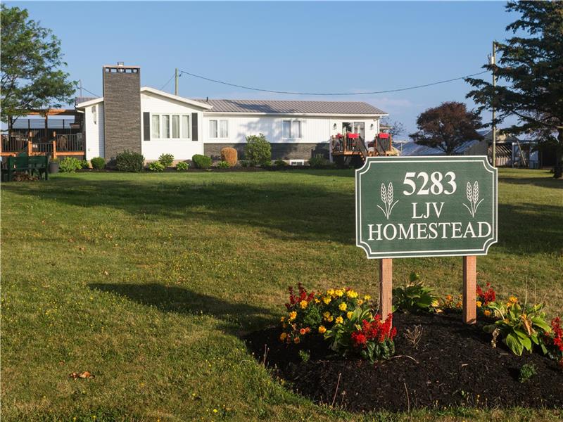 LJV Homestead, working farm along Orwell Bay. Beautiful sunsets, beaches, golf, walking trails