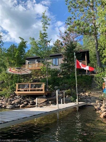 Waterfront Private New Cottage - Seperate Bunkie in Papineau Lake