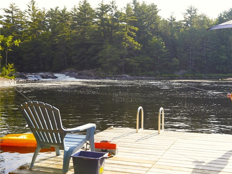 OCR- Modern Love, Muskoka River, near Bracebridge - F655