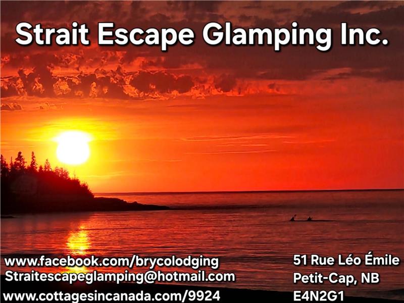 Strait Escape Glamping Inc.  (Paradis au bord d'la mers)