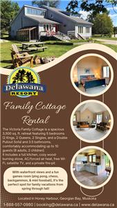 Victoria Family Cottage - Delawana Resort