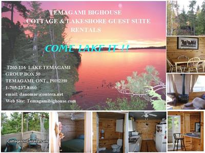 Lake Temagami Cottage and Suite Rentals(Hub Area)