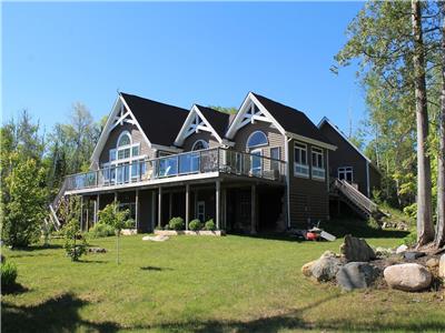 ontario waterfront cottages lake elliot dunlop handicap 10km bedrooms bath private ready north cottagesincanada estate lots