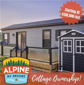 Cottage Ownership at Alpine Resort (Sturgeon Lake)- $130,900+hst!