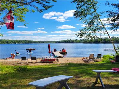 2.5-3 hrs from Toronto. Pets Welcome. Paddleboards, kayaks, canoe, firepit & firewood included. WIFI