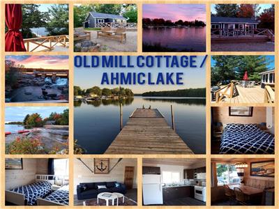 Ahmic Lake, Old Mill Cottage , Parry Sound District , just north of Muskoka