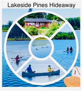 Lakeside Pines Hideaway - a small peaceful lake with a sandy shallow entry, on a private level lot.