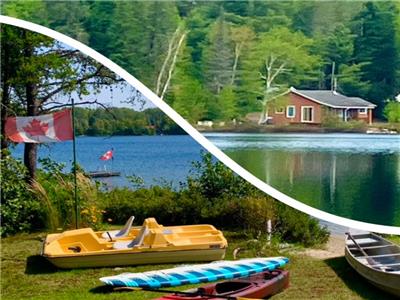 Lakeside Pines Hideaway - a small peaceful lake with a sandy shallow entry, on a private level lot.