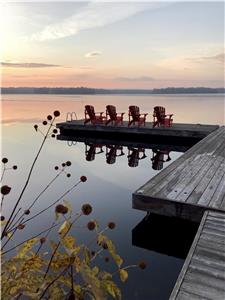 Absolutely stunning views at this luxury, waterfront, 4 season Muskoka cottage!