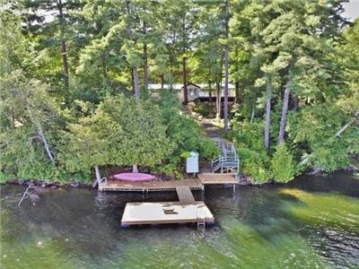 Paudash Lake! Located on Joe Bay. Great family cottage nestled among mature trees. (ref #462)