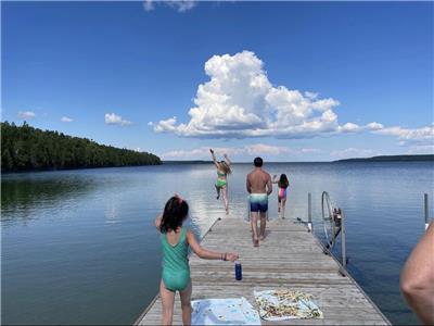 Long Bay Cottages- Cottage on private sand beach - Located on Lake Kagawong