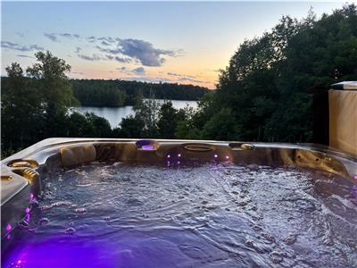 Waterfront Lac Lesage Perfect Sunsets Clean Lake SPA Arcade Ping Pong Foosball Basketball
