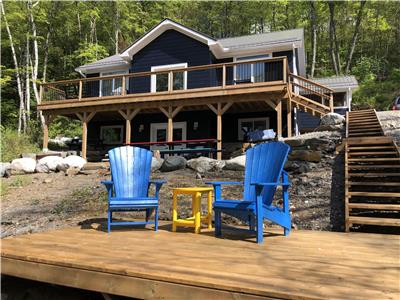 Waterfront Cottage in the Woods, dock/5 bedrooms