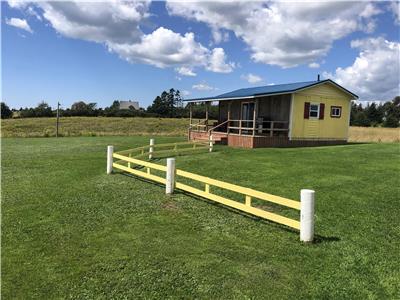 A Peaceful PEI Waterfront Cottage in Guernsey Cove, surrounded by 10 acres