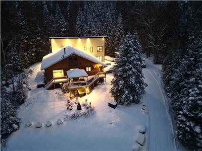 Nouveau Luxueux chalet LAC ST JOSEPH-SPA-Jeux Billard-Arcade-Ping Pong-SAUNA-PLAGE
