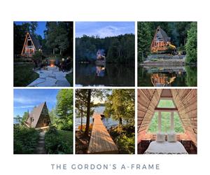 The Gordon's A-Frame on Talbot Lake