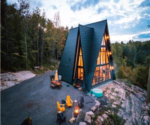 AAT Aframe Cabin on French River