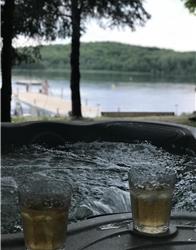 Last minute discount $1900 June 1-8 or 8-15 still available! Enjoy the hot tub by the lake!