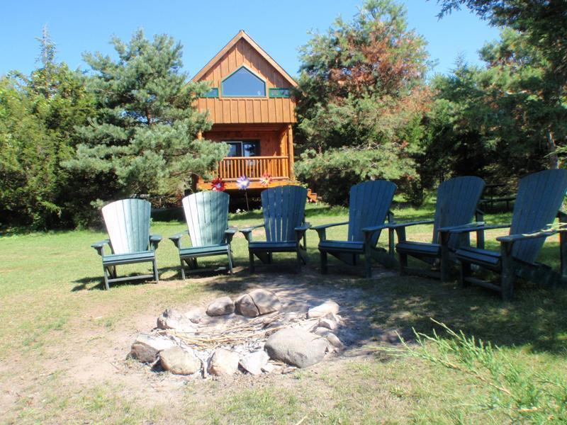 Stunning Lakeside Cabin Campfires Rice Lake Cottage Rental Gl