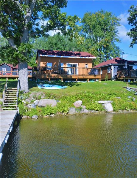 Cast Away Cottage 11 Waterfront Rice Lake Cottage Rental Gl 25772